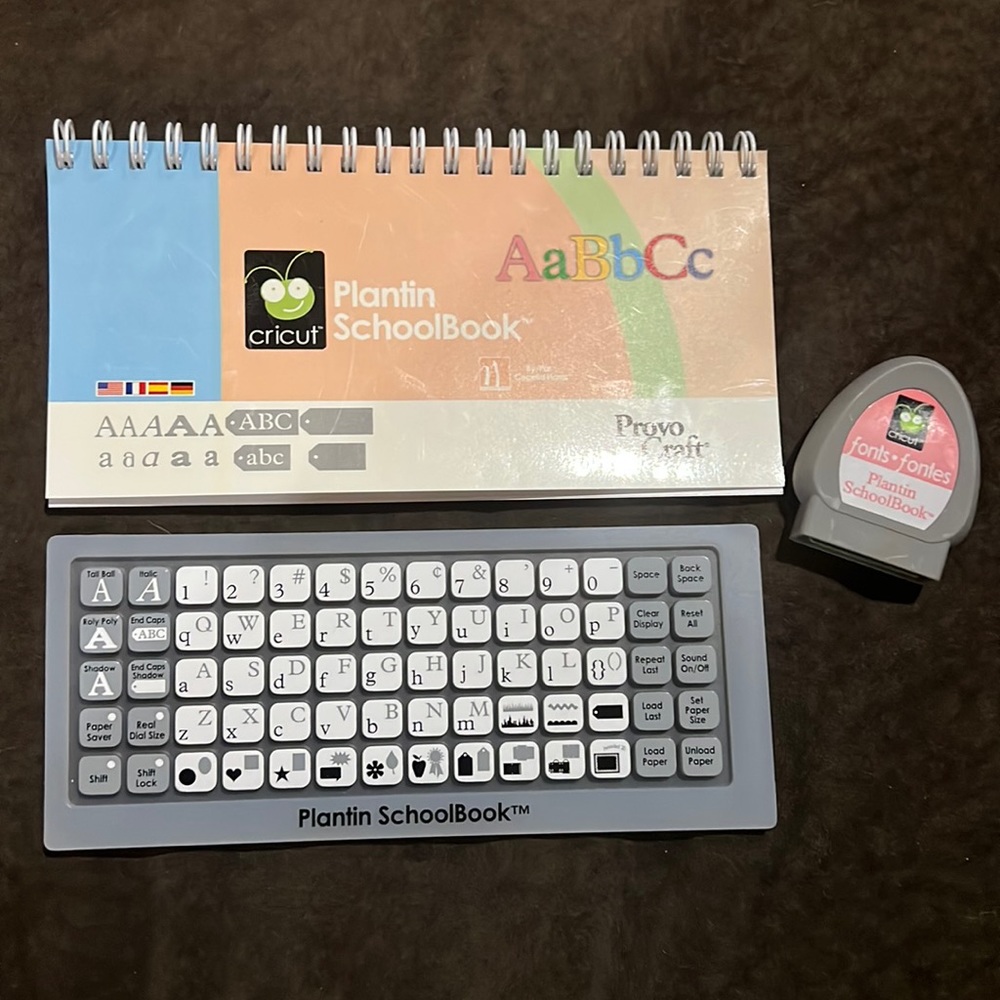 CRICUT - Plantin SchoolBook - Provo Craft 2007